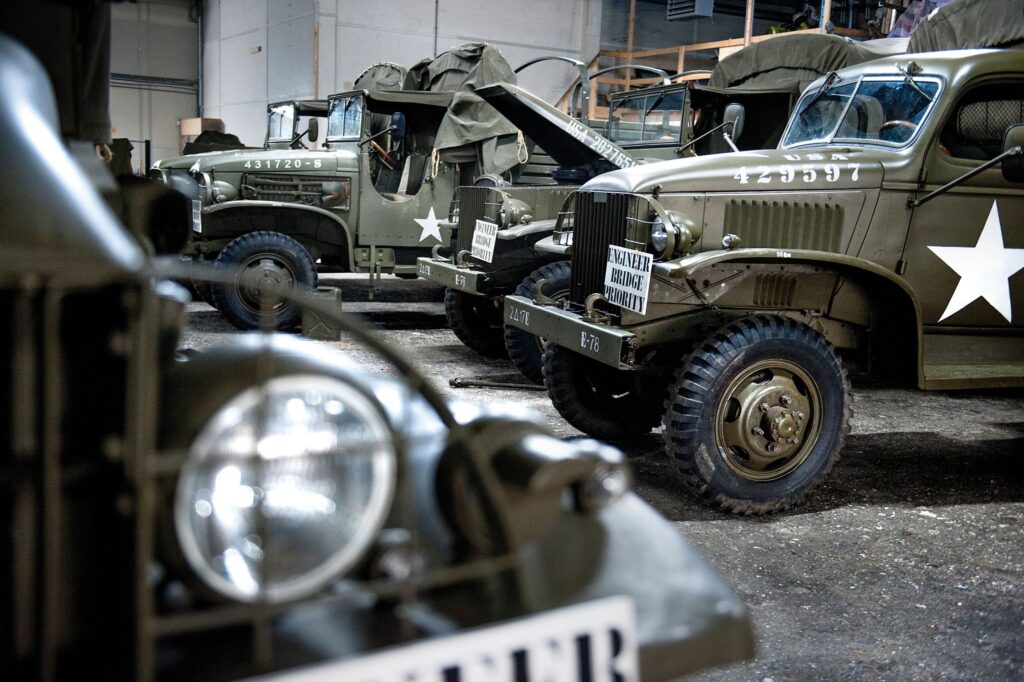 Jeeps van het Oorlogsmuseum